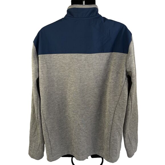 Mens Orvis Full Zip Active Fleece Lined Jacket Size XL Blue Gray - Picture 4 of 8